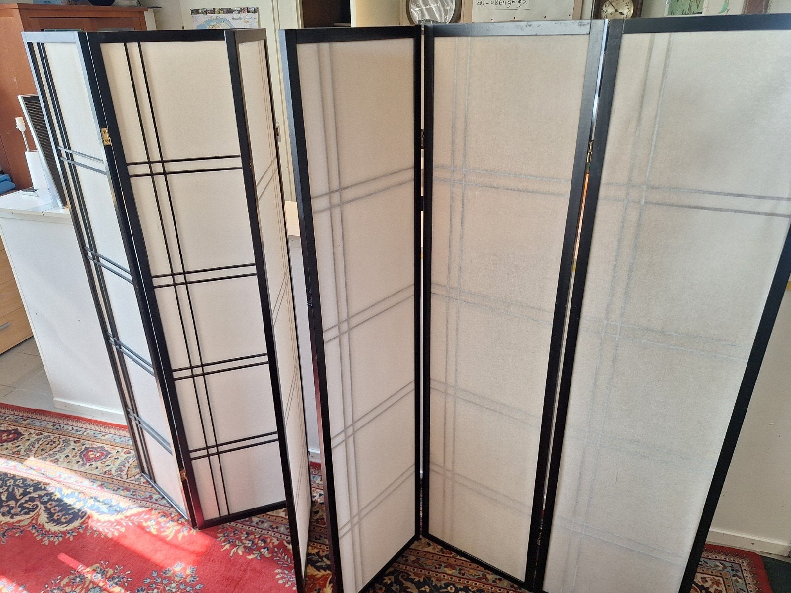 Japans kamerscherm 2 x, Huis en Inrichting, Woonaccessoires | Kamerschermen, Ophalen