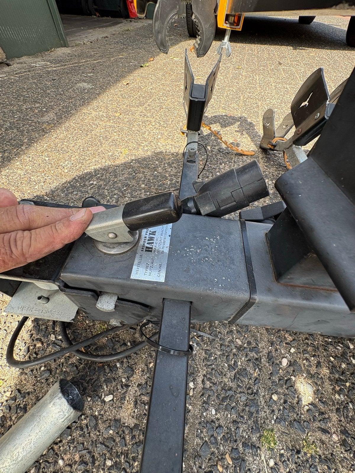 Hawk Fietsendrager voor 2 fietsen - Trekhaakdrager, Ophalen, 2 fietsen, Gebruikt, Trekhaakdrager