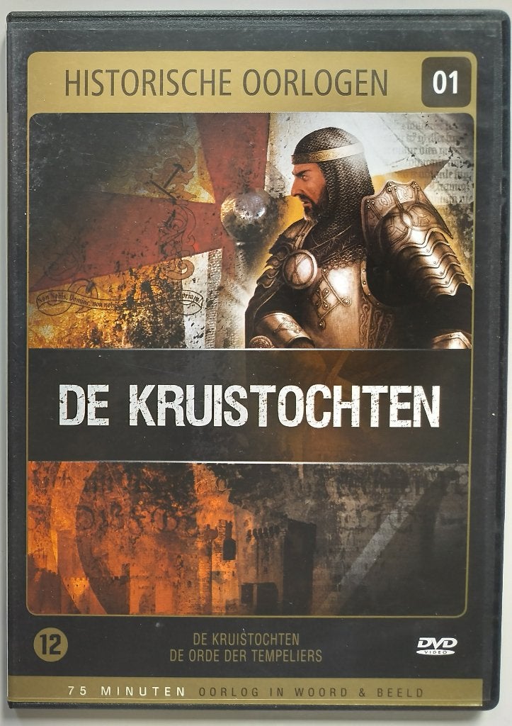 Historische Oorlogen - Deel 1: De Kruistochten (2000), Cd's en Dvd's, Dvd's | Documentaire en Educatief, Zo goed als nieuw, Oorlog of Misdaad