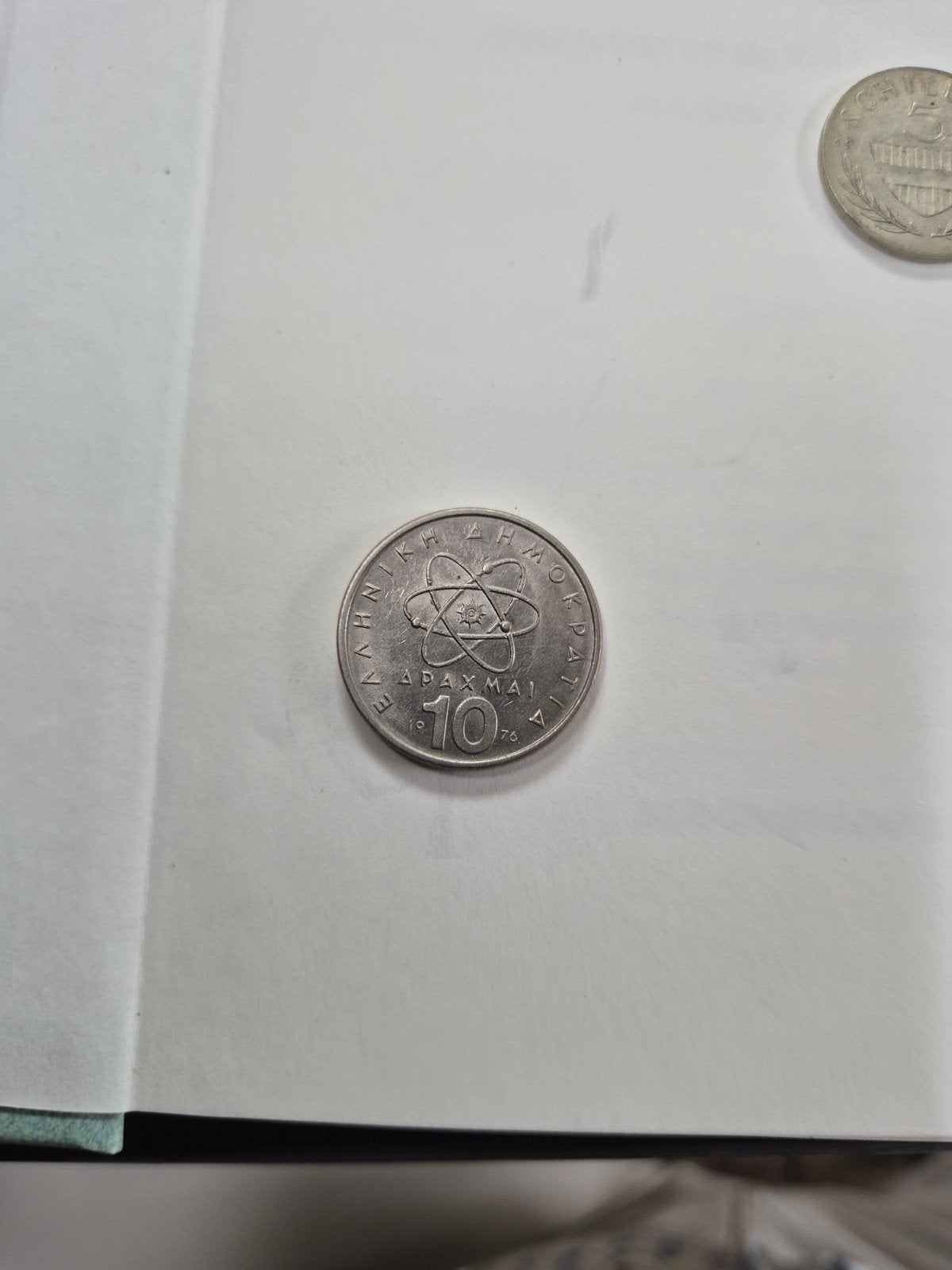 Griekse 10 Drachme munt Democritus 1976, Ophalen of Verzenden, Overige landen, Losse munt