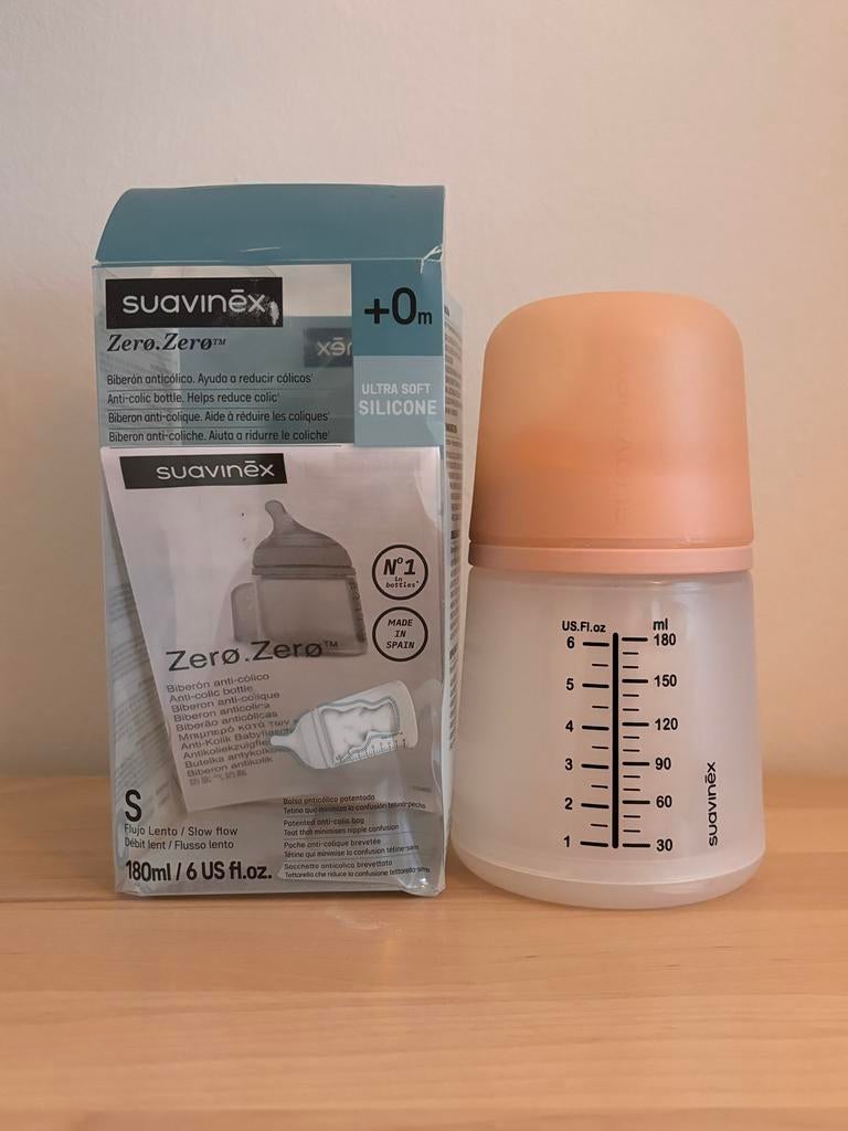 Suavinex Zero.Zero Antikrampjesfles 180ml, Ophalen, Nieuw, Overige typen