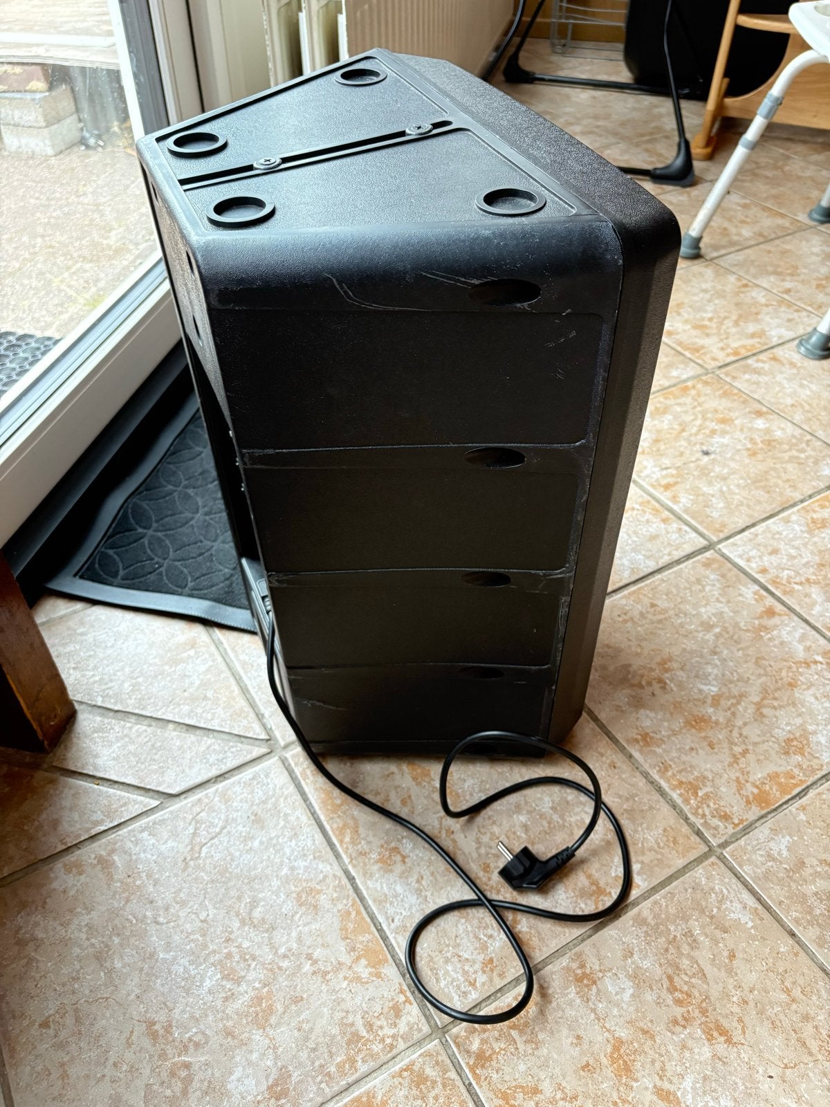 Macmah ZX-12Pll Actieve Professionele Luidspreker, Gebruikt, Inclusief kabels, Party speaker, Ophalen of Verzenden