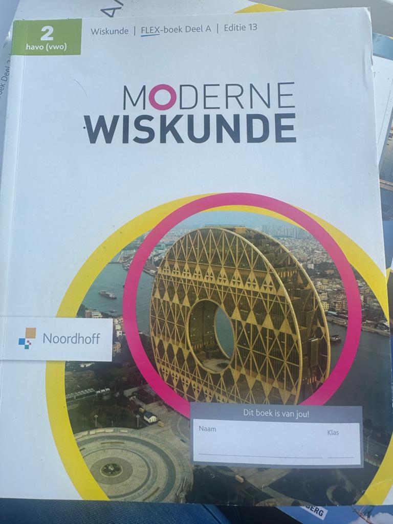 Moderne Wiskunde FLEX-boek Deel A Editie 13 havo/vwo, Ophalen of Verzenden, Gelezen, HAVO, Wiskunde A