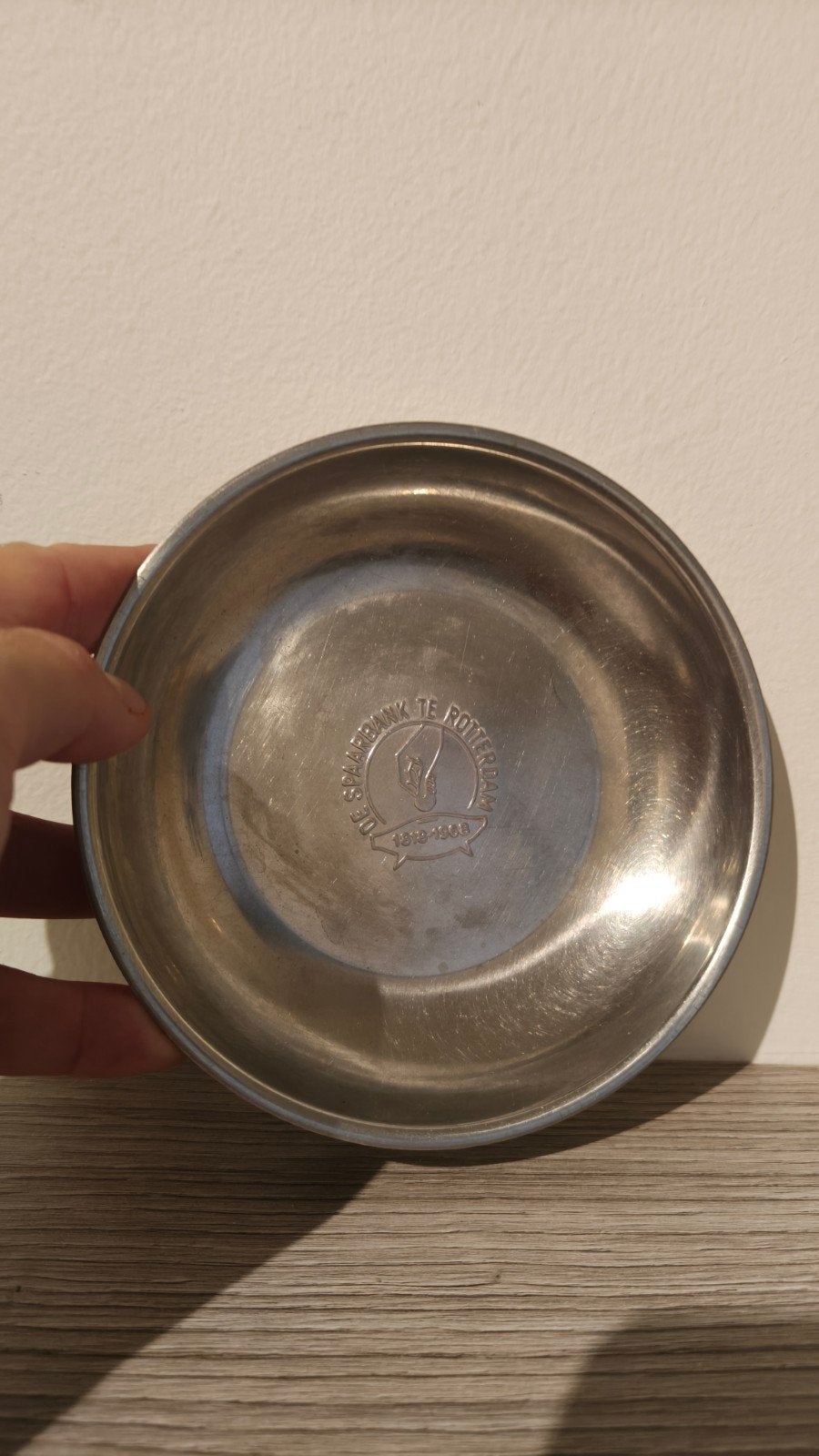 Vintage De Spaarbank te Rotterdam schaaltje 1919-1969, Antiek en Kunst, Verzenden