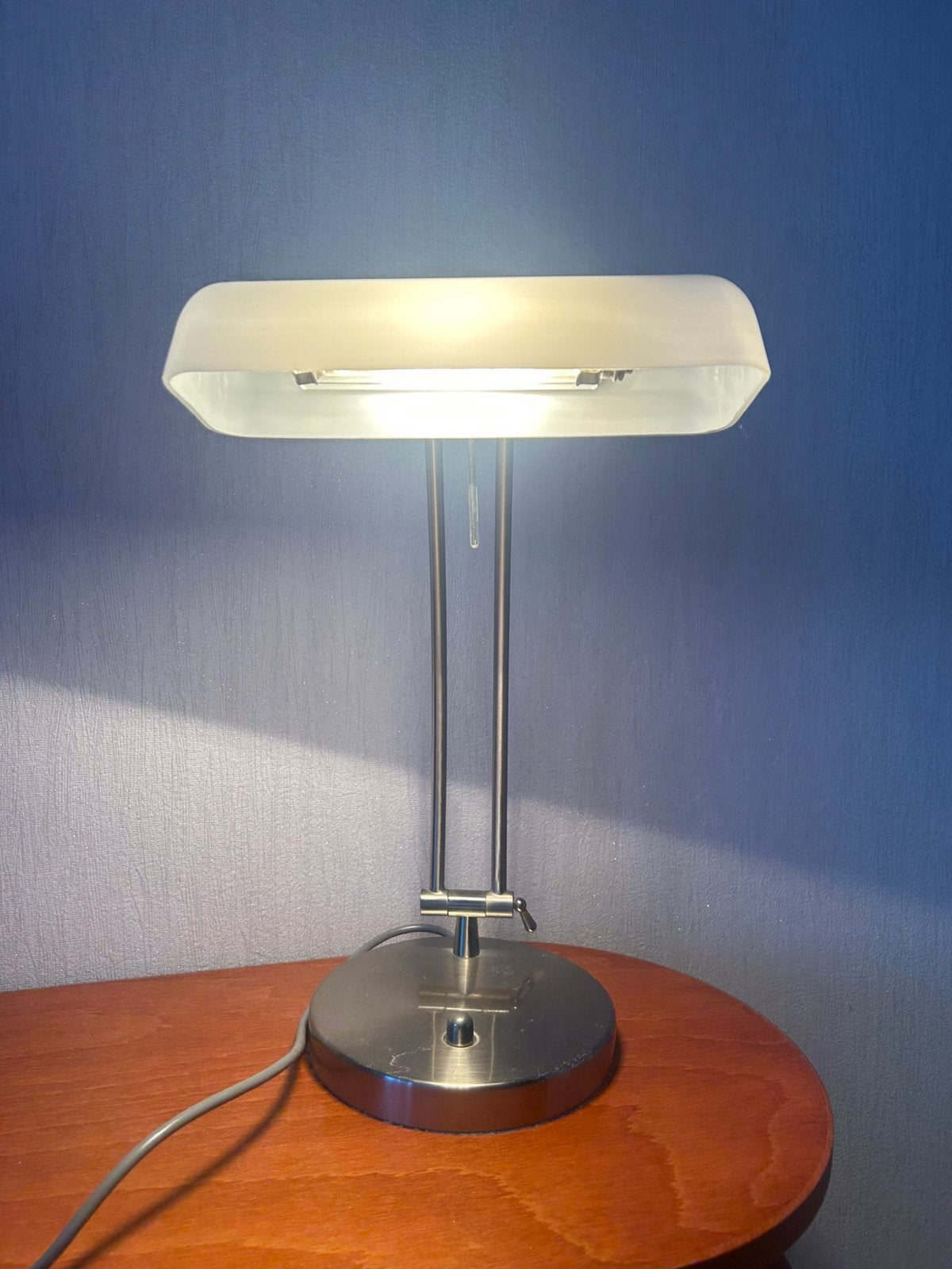 Halogeen lamp, Huis en Inrichting, Lampen | Tafellampen, Ophalen of Verzenden, Zo goed als nieuw, Dimbaar