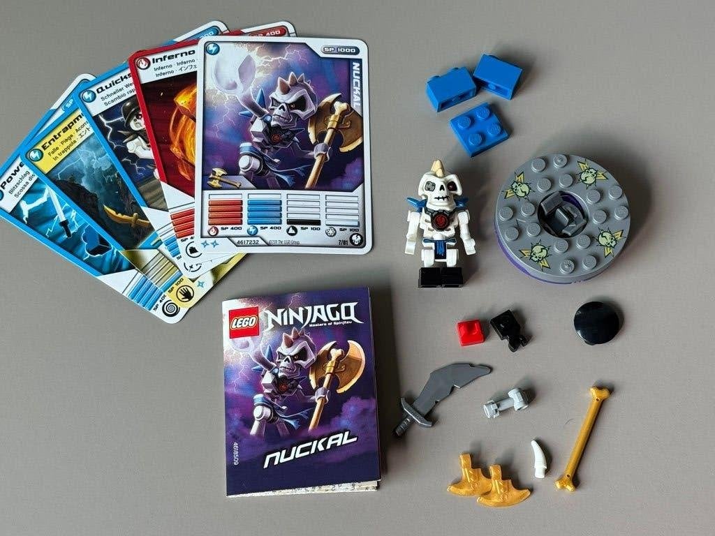 Lego - 2173 - Ninjago Spinners - Nuckal, Lego, Ophalen of Verzenden, Compleet, Zo goed als nieuw