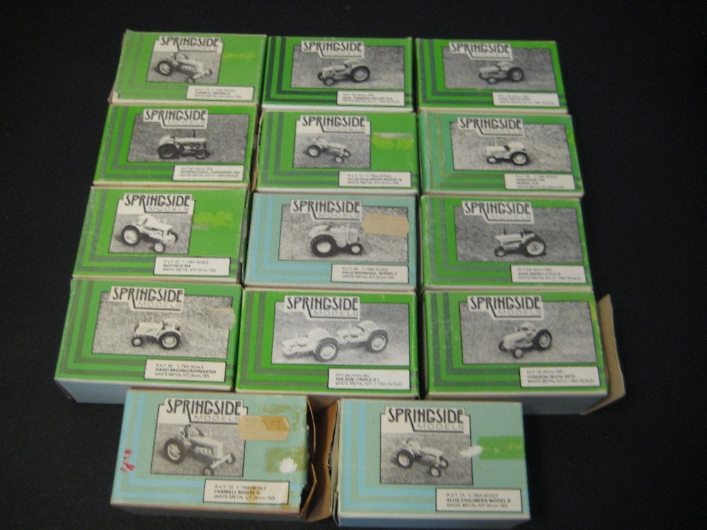 Diverse oldtimer tractoren in schaal 1/76 van Springside, Ophalen of Verzenden, Gebruikt, Tractor of Landbouw