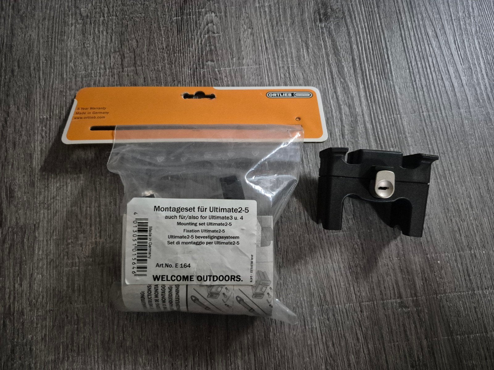 ORTLIEB Stuurtasbevestiging met slot & sleutels (2 Stuks), Ophalen of Verzenden