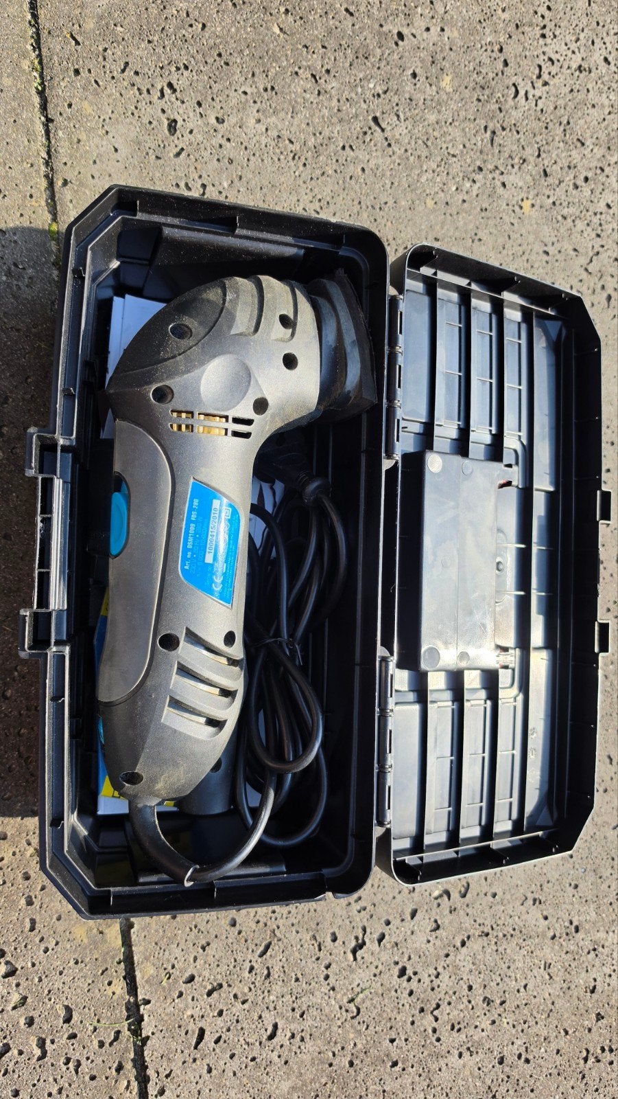 Delta schuurmachine met koffer en accessoires, Ophalen, Gebruikt, Minder dan 600 watt, Overige typen