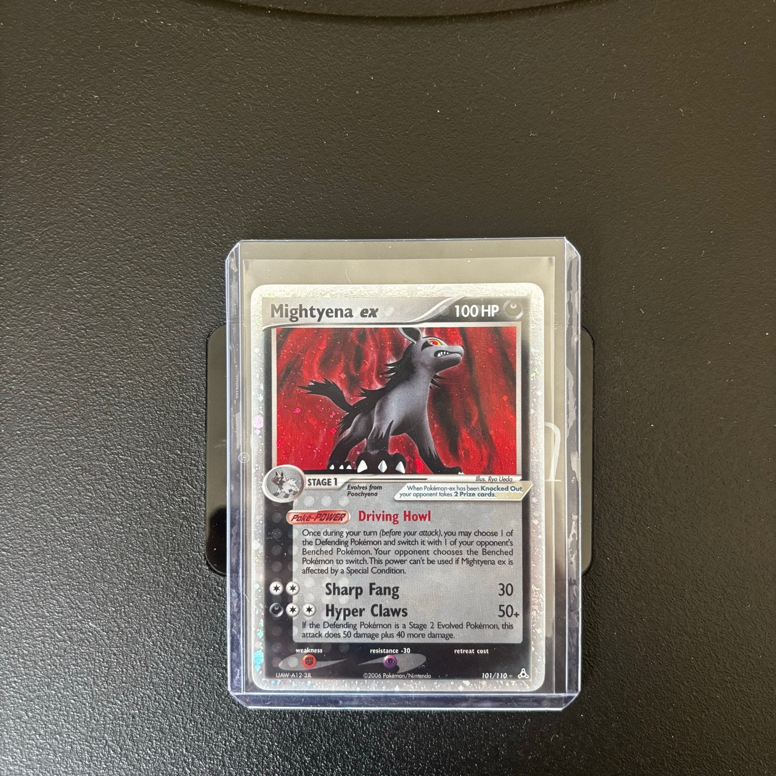 Mightyena ex Holon Phantoms Holo Pokémon Kaart, Hobby en Vrije tijd, Ophalen of Verzenden, Zo goed als nieuw, Losse kaart, Foil