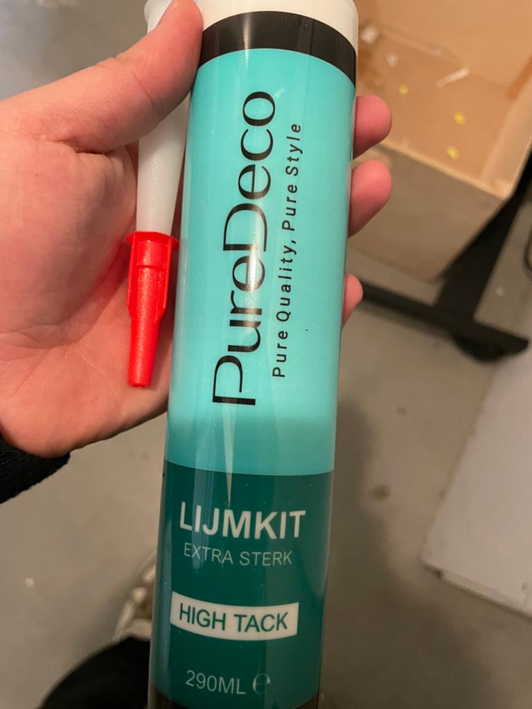 Kit Siliconenkit tranparant, Ophalen of Verzenden, Nieuw