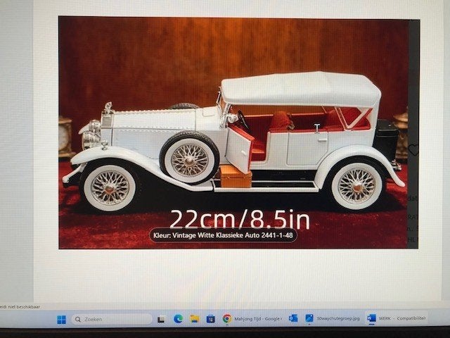 Modelauto 1:20, Ophalen of Verzenden, Nieuw, Auto, Overige merken