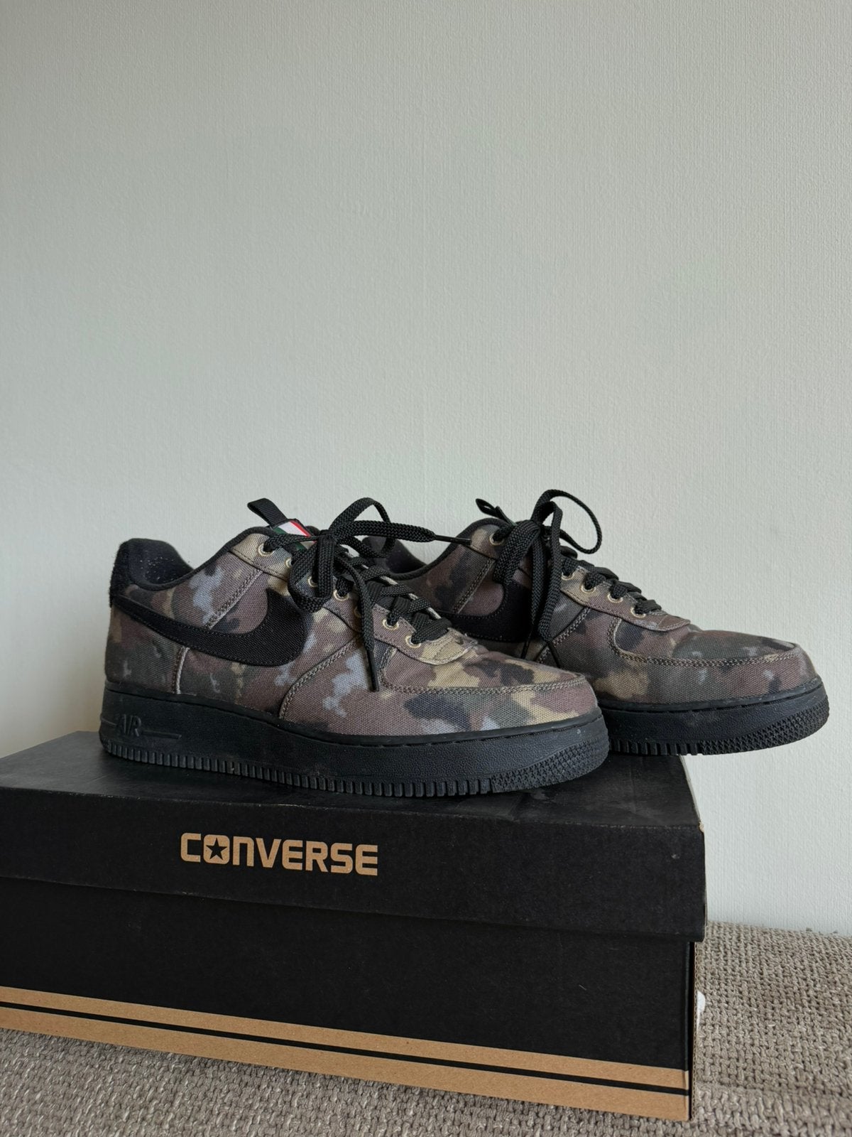 Air Force 1 Camo, Kleding | Heren, Schoenen, Overige kleuren, Ophalen of Verzenden, Sneakers of Gympen, Zo goed als nieuw