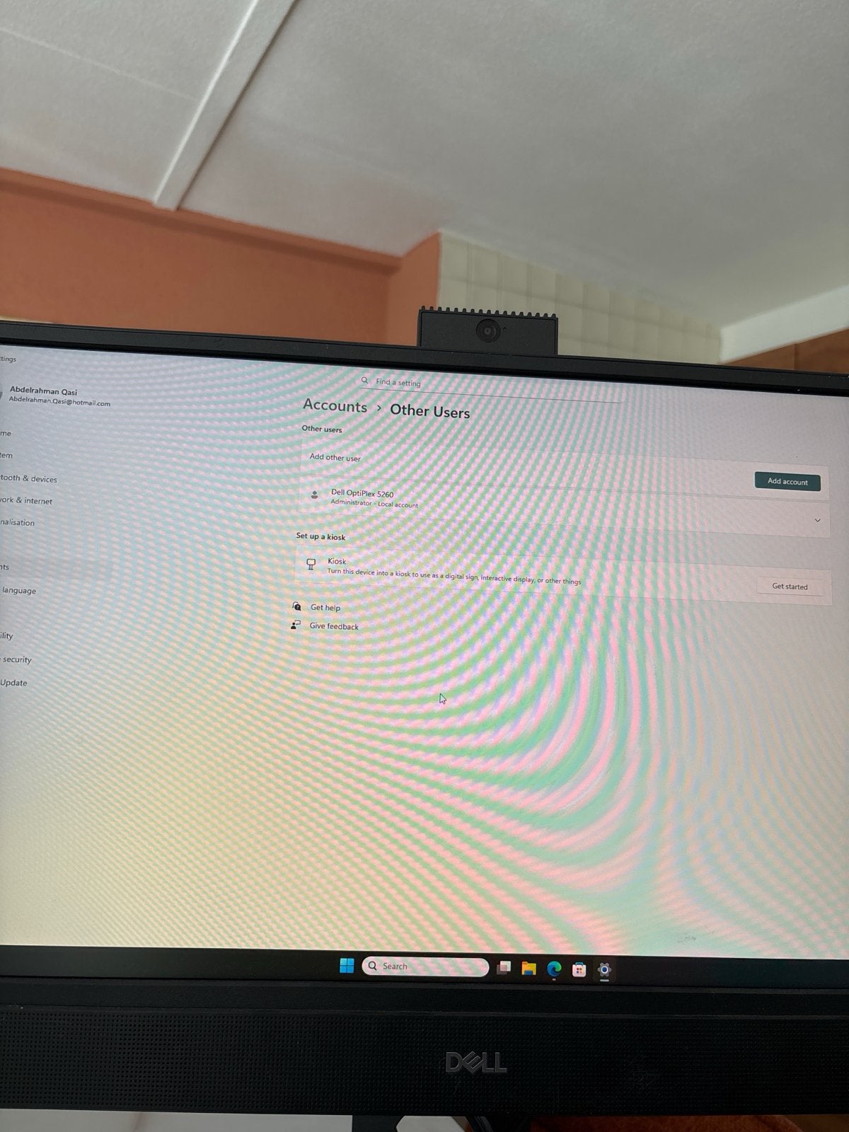 Dell OptiPlex 5260-J50DW All-in-One PC, Computers en Software, Desktop Pc's, Ophalen, Gebruikt, 2 tot 3 Ghz, Met monitor