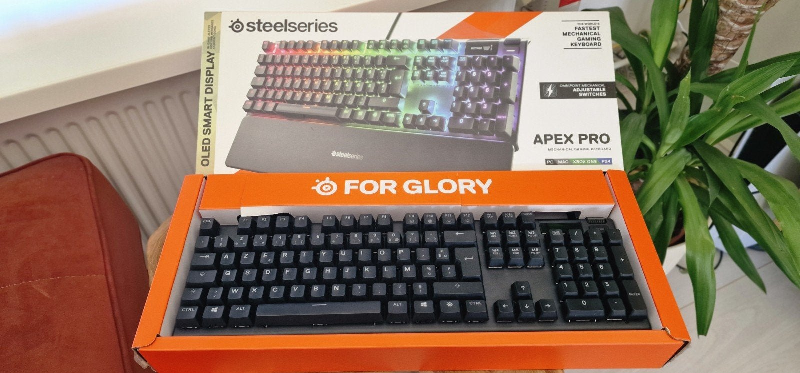 SteelSeries Apex Pro Gaming Toetsenbord - Azerty, Computers en Software, Azerty, Ophalen of Verzenden, Gaming toetsenbord, Bedraad