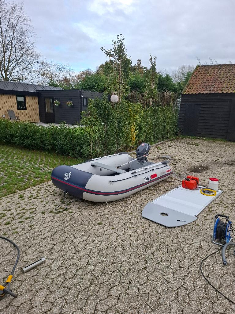 yamaha 310S + yamaha 4pk 4t, Watersport en Boten, Kano's, Ophalen, Opblaasbaar, Drie personen of meer, Kajak