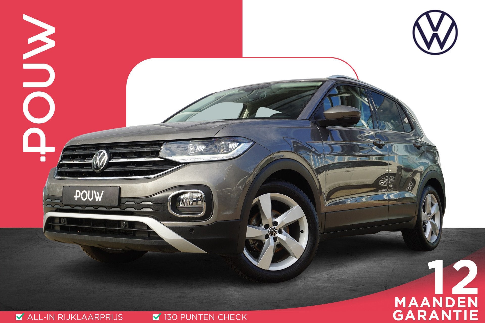 Volkswagen T-Cross 1.0 TSI 110pk Style | Navigatie | Achteru, Auto's, 12 maanden, Euro 6, Origineel Nederlands, Bedrijf