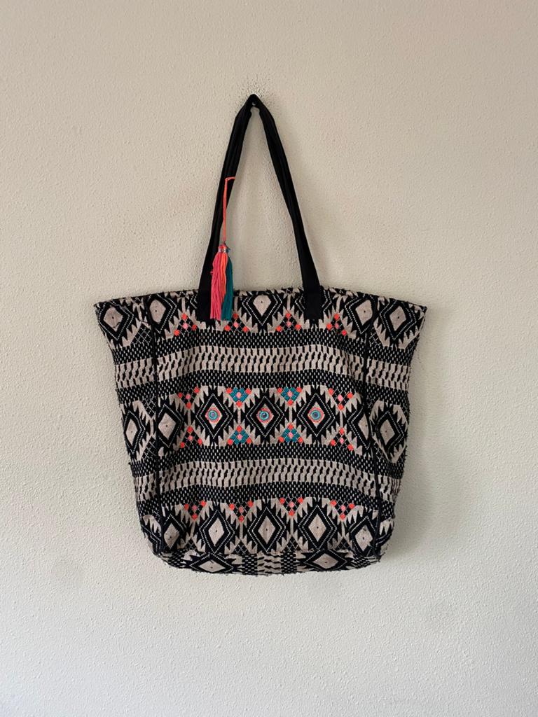 aztec style tas / print / groot / stof / kleurrijk, Hgv, Hgv, Nieuw, Ophalen of Verzenden