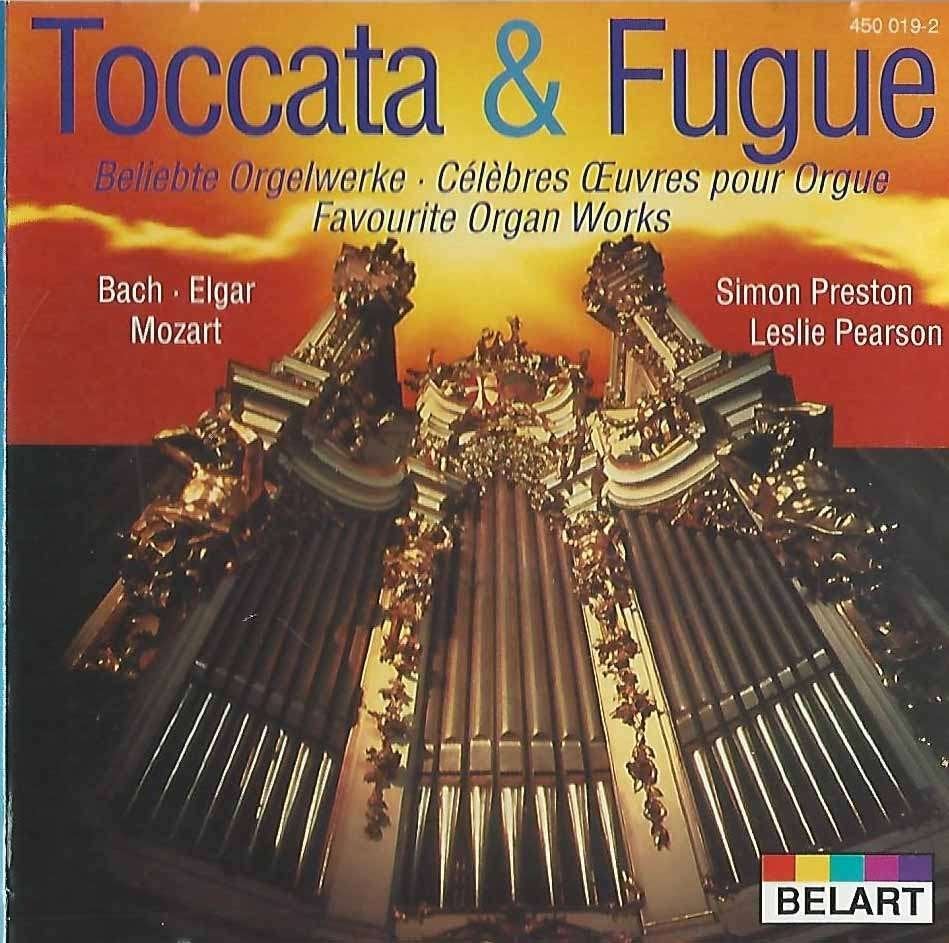 OrgelCD: Toccata en Fugue - Simon Preston en Leslie Pearson, Ophalen of Verzenden, Zo goed als nieuw, Instrumentaal, Orgel