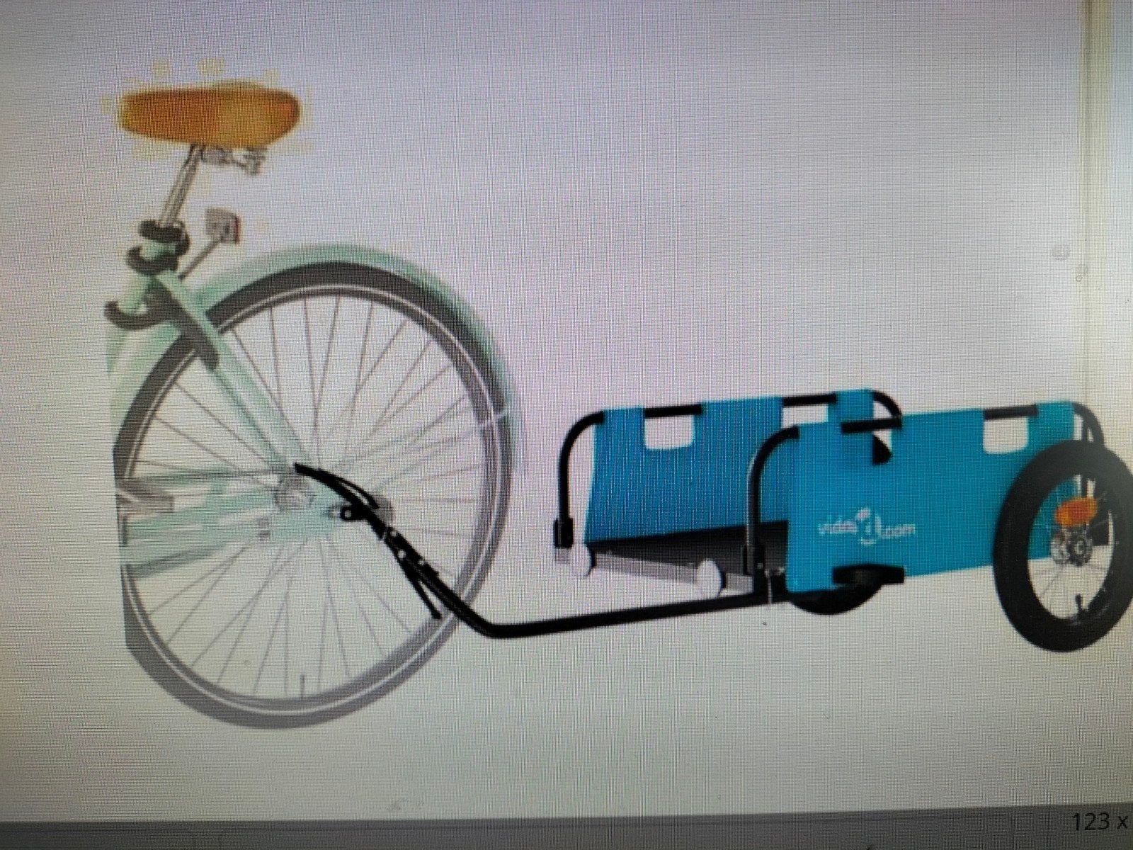 Fietstrailer VidaXL  nieuw, Ophalen of Verzenden, Nieuw, Overige typen, 20 tot 40 kg
