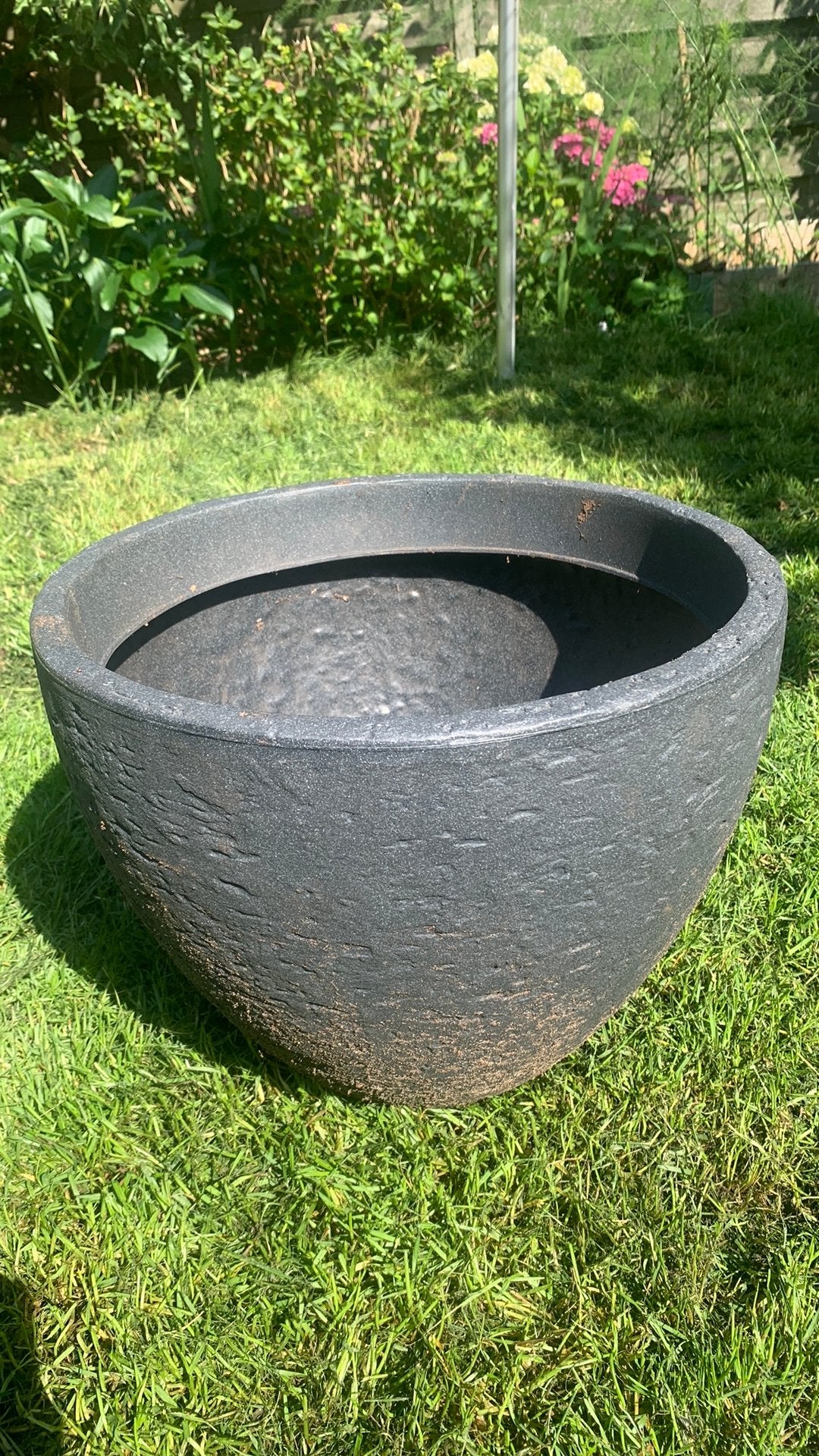 Plantenbak, Tuin en Terras, Bloembakken en Plantenbakken, Ophalen, Zo goed als nieuw, Rond, Kunststof