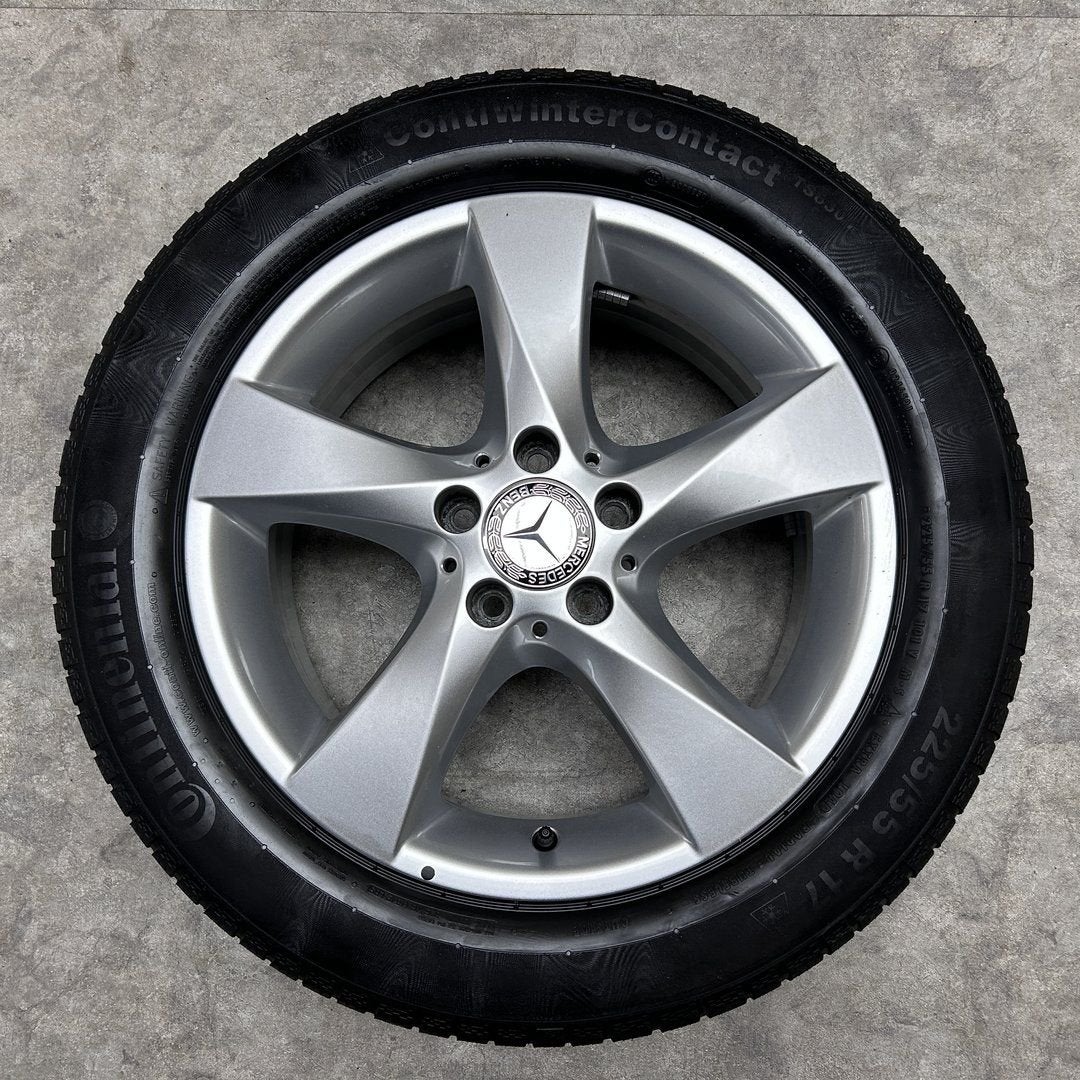 ✅17 inch originele velgen + banden Mercedes Vito / V klasse, Gebruikt, -, -, Banden en Velgen