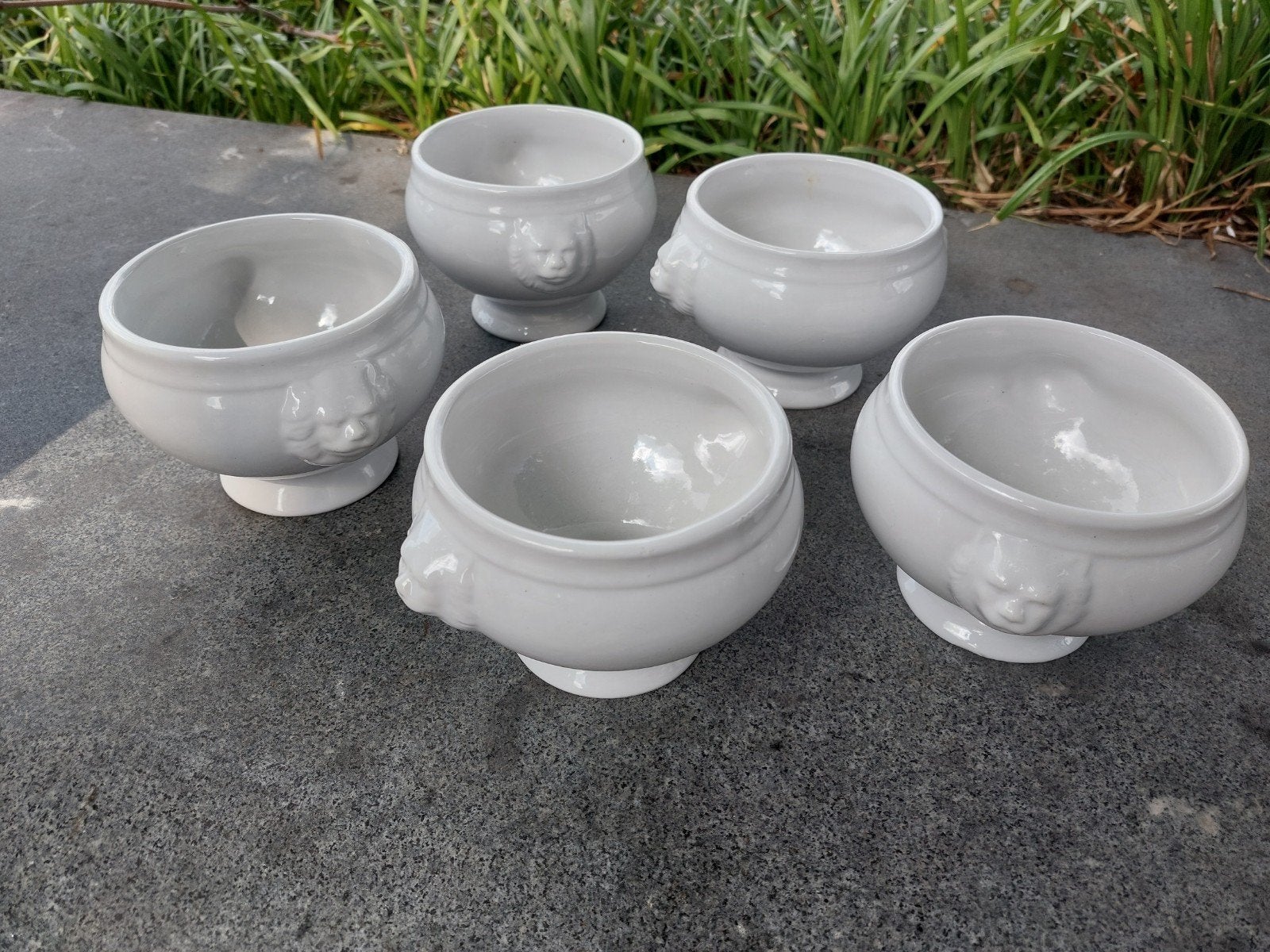 Vintage Soepkom, Gebruikt, Ophalen of Verzenden, Glas, Kom(men)