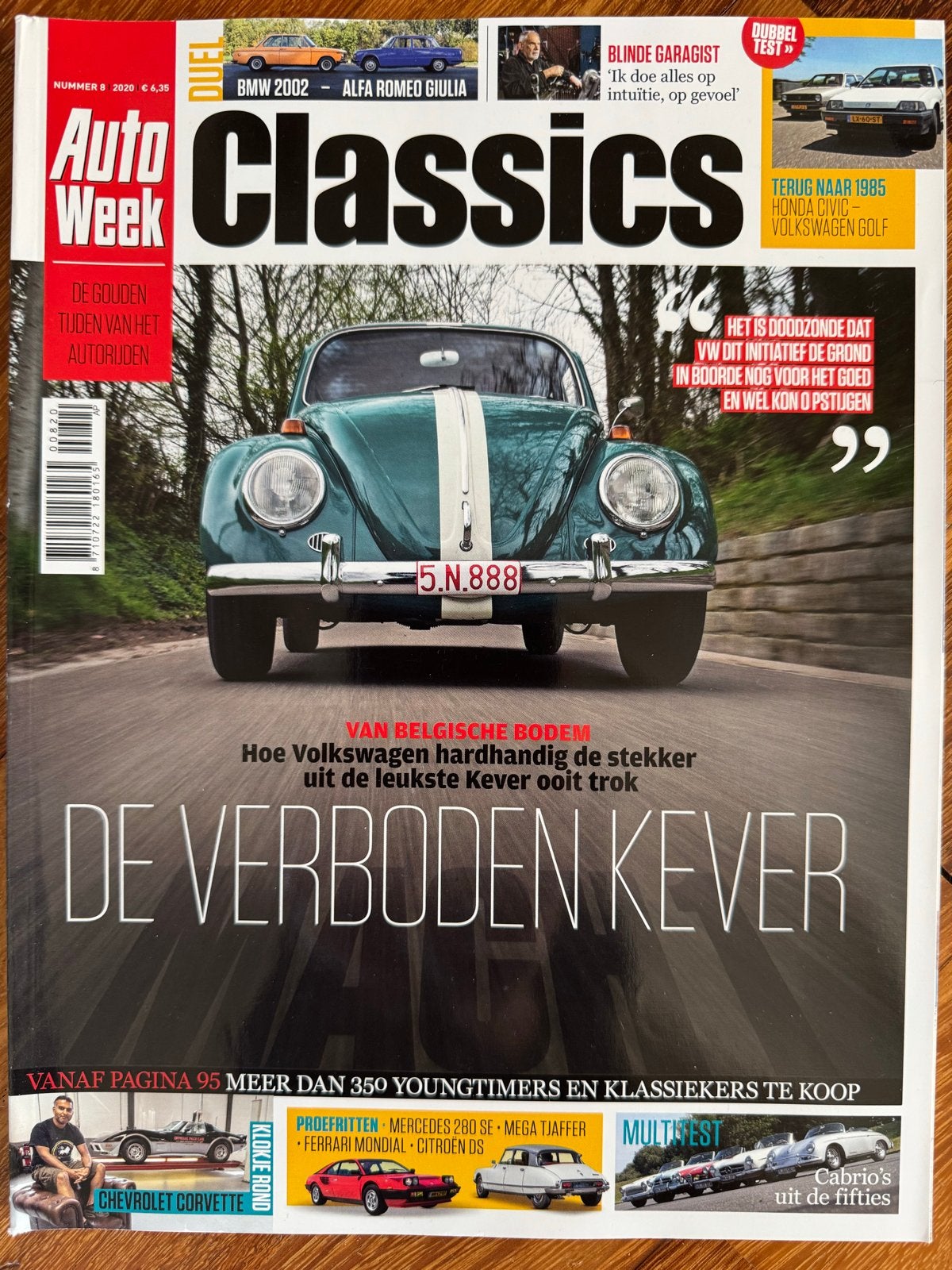AutoWeek Classics Nummer 8 2020 - De Verboden Kever, Ophalen of Verzenden, Gelezen, Volkswagen