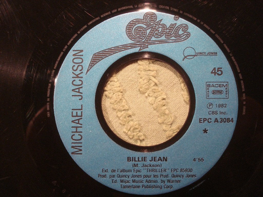 Michael Jackson 7" Vinyl Single: ‘Billie Jean‘ (Frankrijk), Ophalen of Verzenden, Gebruikt, 7 inch, Pop