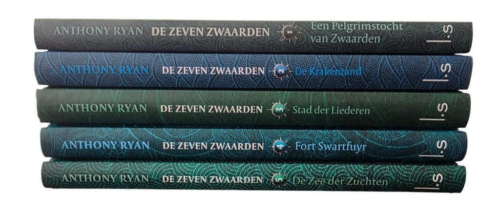 De Zeven Zwaarden - Anthony Ryan 5 Hardcovers, Ophalen of Verzenden, Gelezen