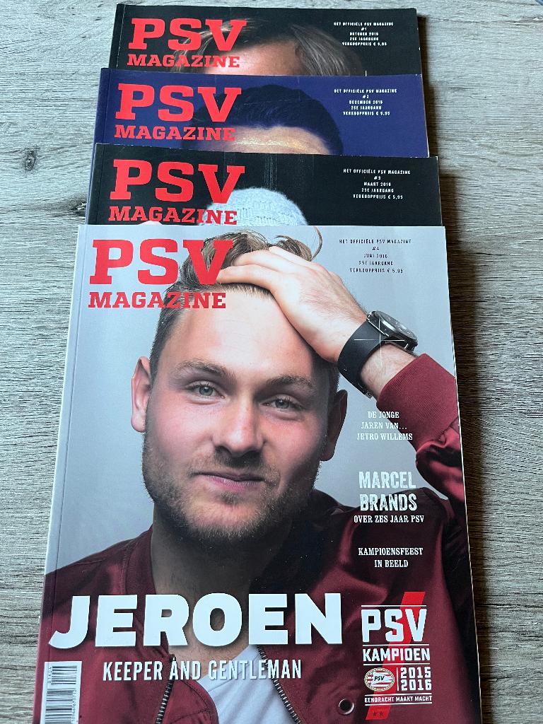 Jaargang 25 PSV Magazine Seizoen 2015 - 2016, Ophalen of Verzenden, Gebruikt, PSV, Boek of Tijdschrift