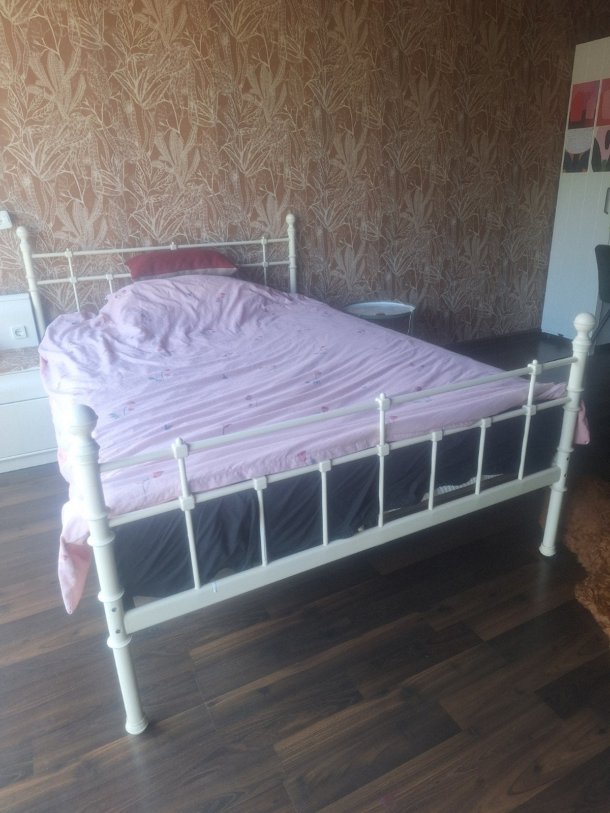 Gratis ikea twijfelaar - zonder lattenbodem of matras, Huis en Inrichting, Slaapkamer | Bedden, Ophalen, Gebruikt, 140 cm, Twijfelaar