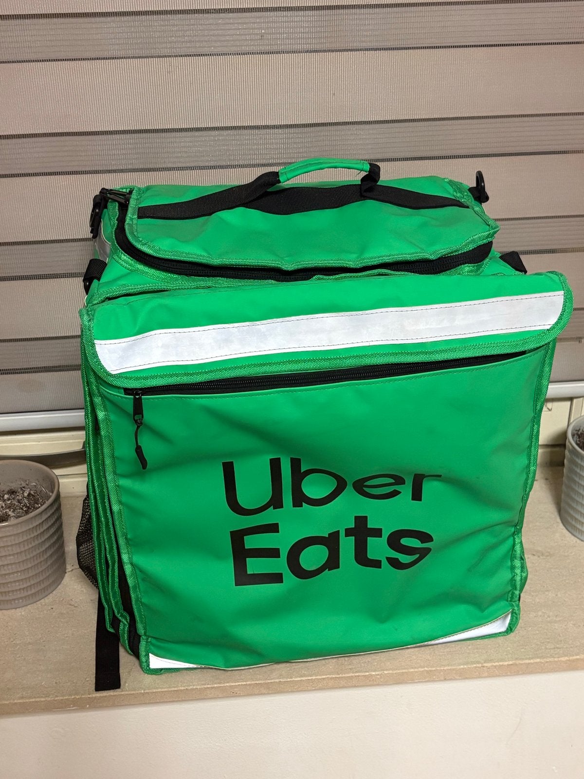 Uber Eats bezorgtas - Groen, geïsoleerd, Ophalen, Gedragen, Overige kleuren