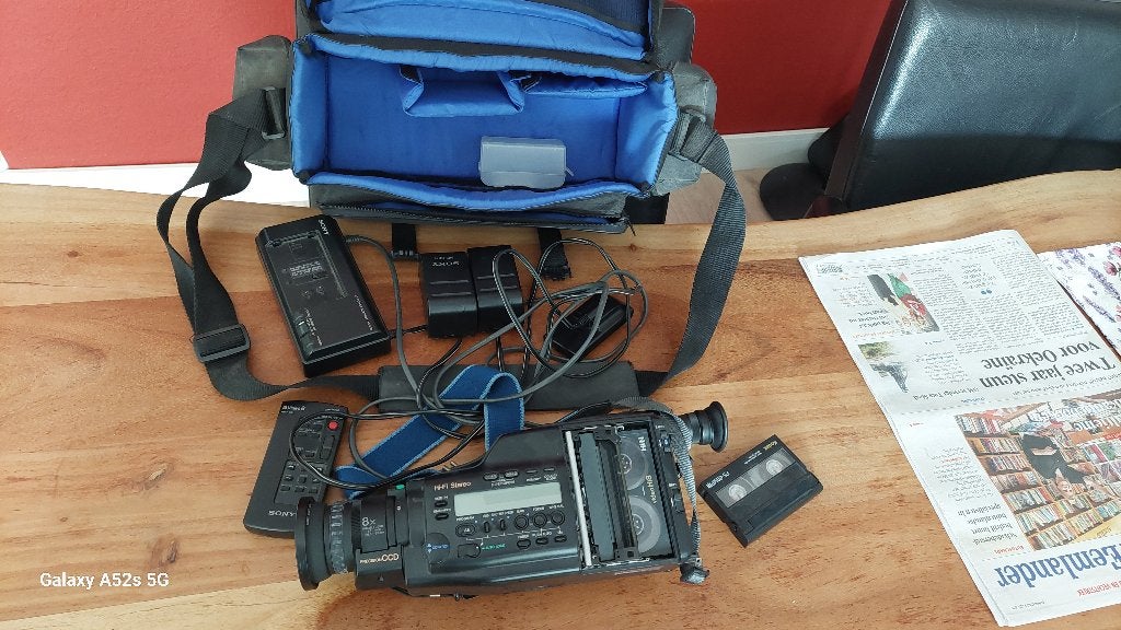 SONY video H8 camera, Ophalen, Mini dv, Gebruikt, 20x of meer