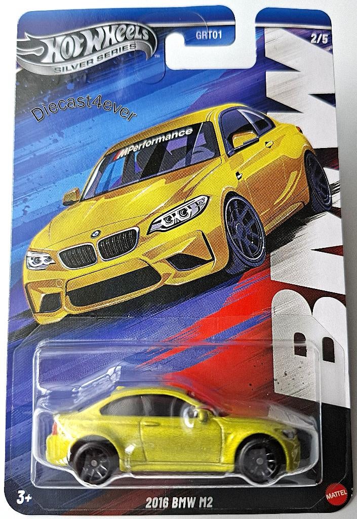 Hot Wheels 2016 BMW M2 Silver series, Hobby en Vrije tijd, Modelauto's | Overige schalen, Ophalen, Nieuw, Auto