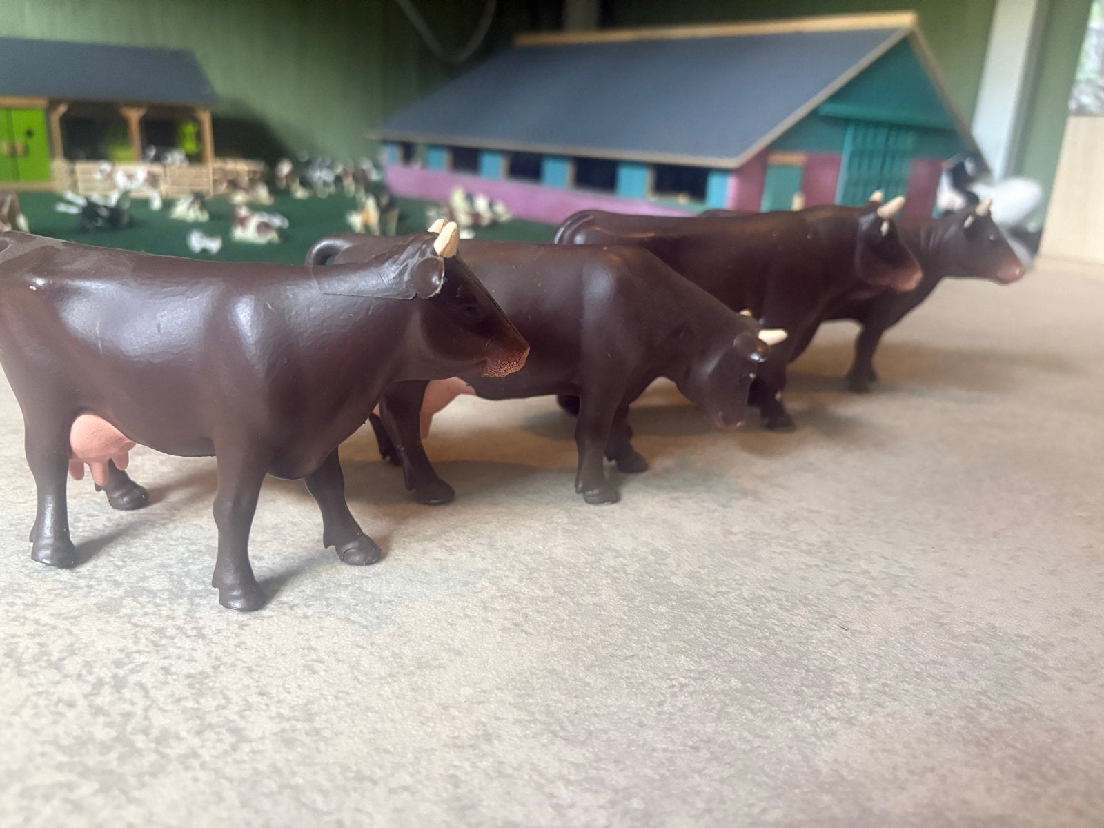 Bruder Koeien en Stier - Speelgoedboerderijdieren, Ophalen of Verzenden, Gebruikt, Jongen of Meisje
