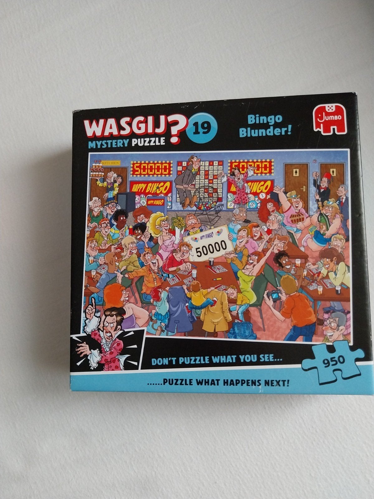 Wasgij? Mystery Puzzel 19: Bingo Blunder! (950 stukjes), Ophalen, 500 t/m 1500 stukjes, Gebruikt, Legpuzzel