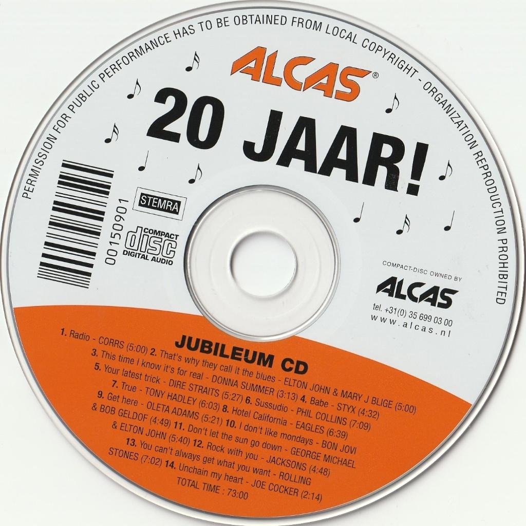 Alcas 20 jaar 14 nummers cd nieuw zonder hoes, Ophalen of Verzenden, Nieuw in verpakking