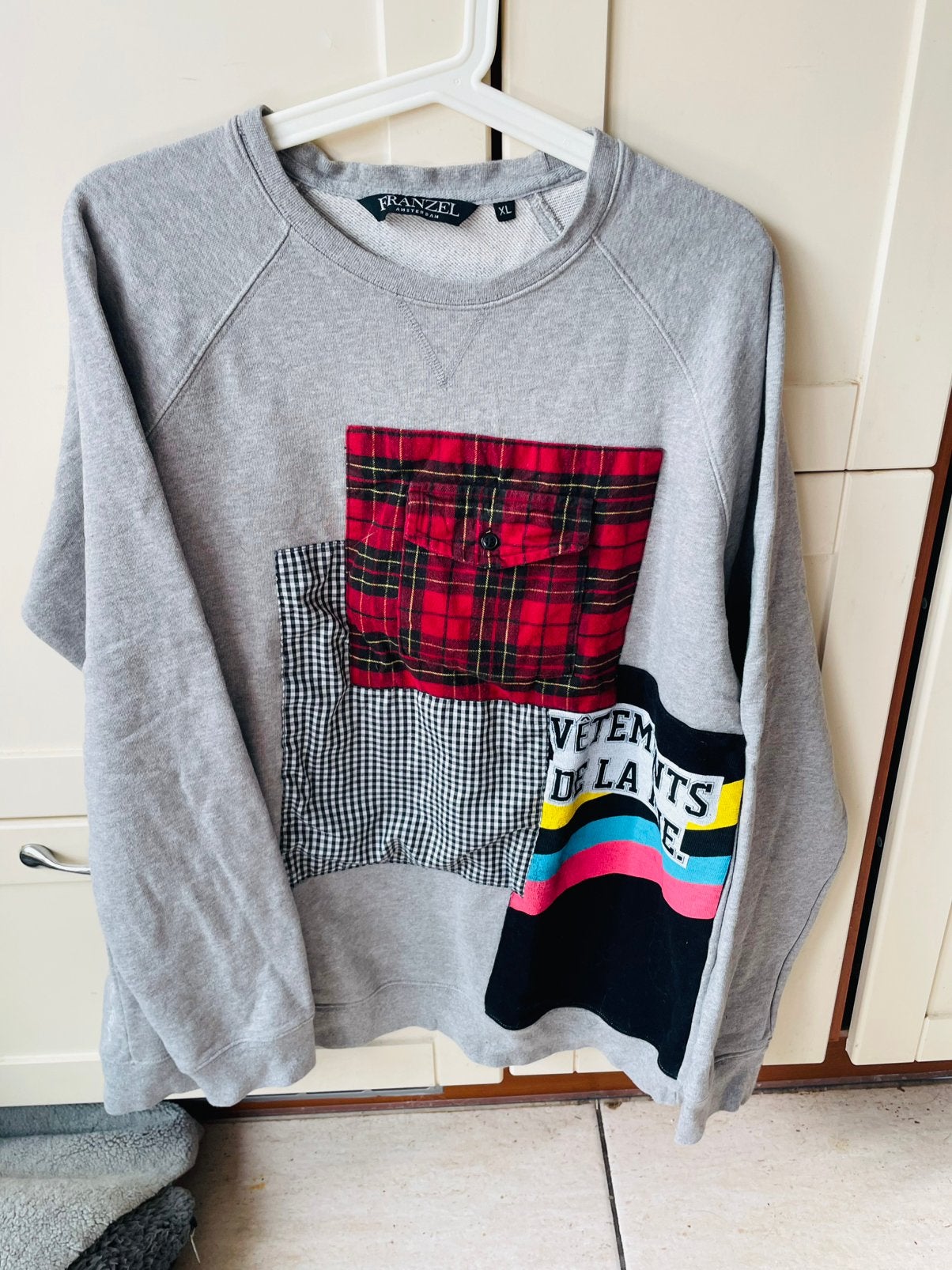 Franzel Sweater, Ophalen of Verzenden, Zo goed als nieuw, Maat 56/58 (XL), Grijs