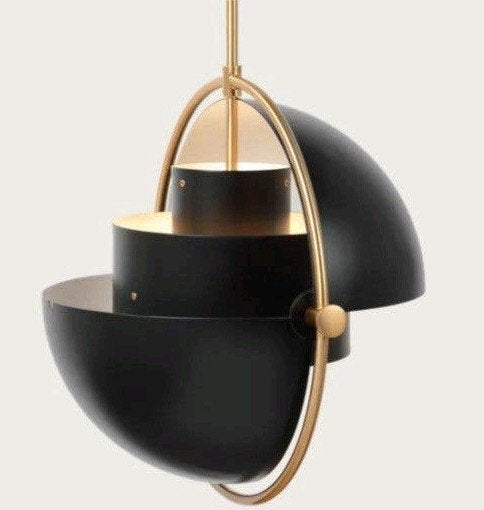 Verstelbare Deens design Gubi multi-lite lamp LARGE, Ophalen, Zo goed als nieuw, Metaal