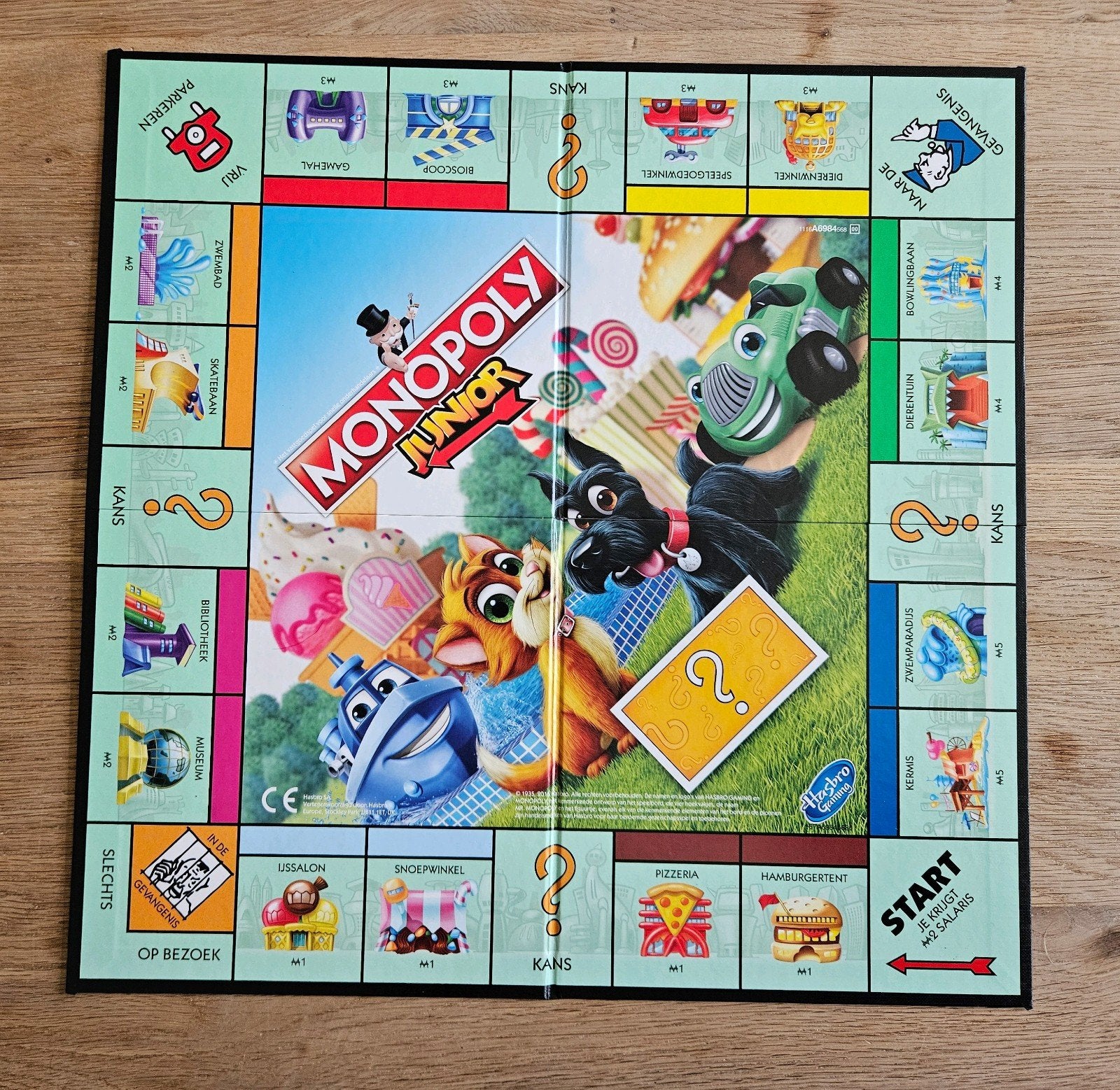 Monopoly Junior - Mijn Eerste Monopoly Spel, Een of twee spelers, Ophalen of Verzenden, Zo goed als nieuw, Hasbro