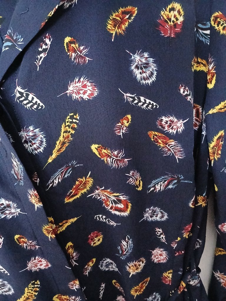 Mooie jurk Ulla Popken, maat 46 / 48, Blauw, Jurk, Nieuw, Ulla Popken