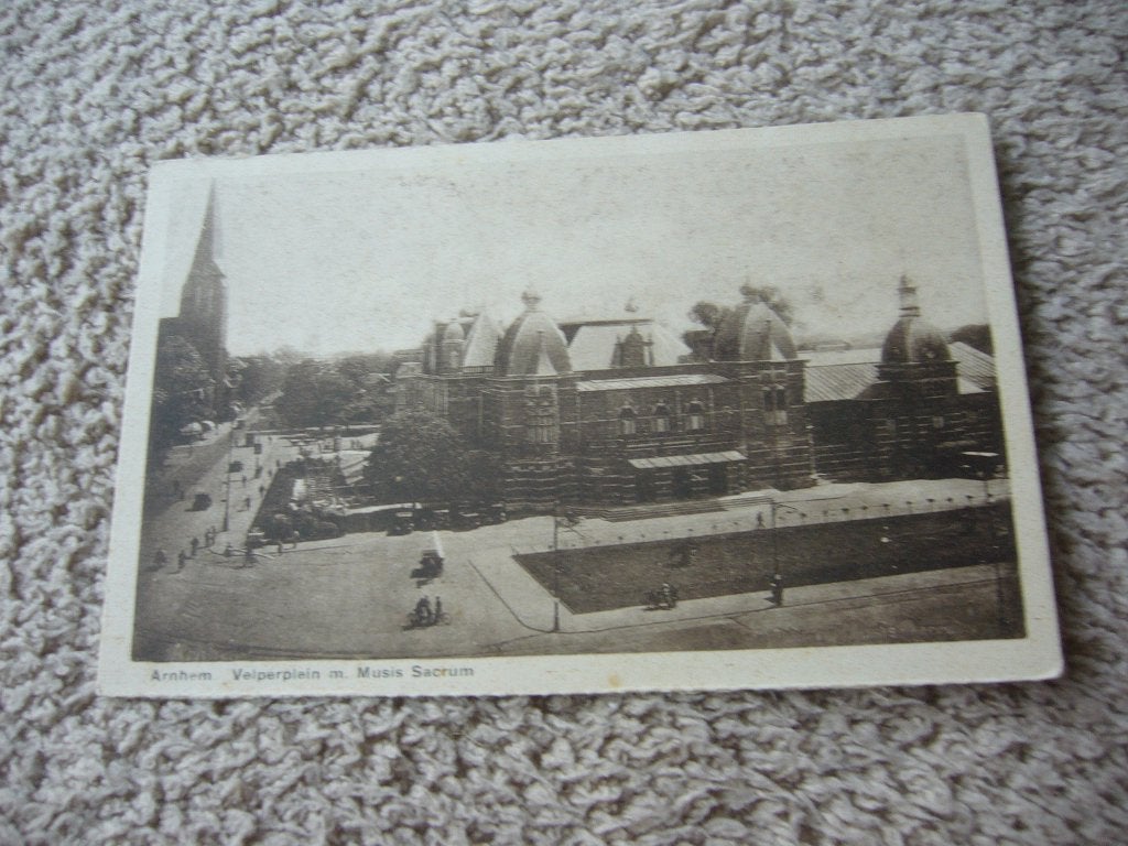 ARNHEM  =  VELPERPLEIN MET MUSIS SACRUM, Ophalen of Verzenden, 1920 tot 1940, Ongelopen, Gelderland