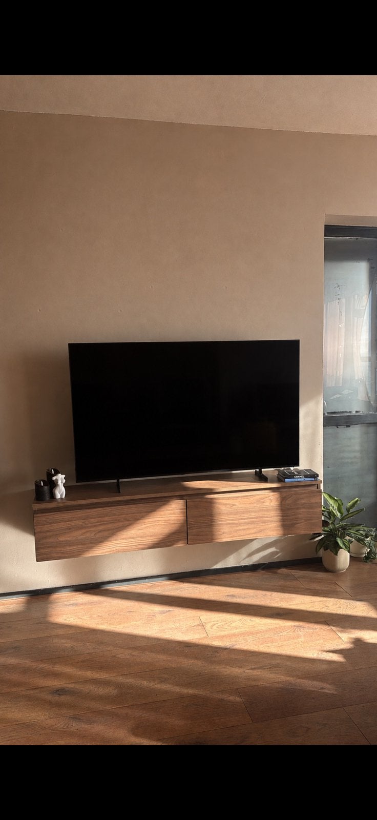 Tv meubel, Ophalen, 100 tot 150 cm, Zo goed als nieuw, Minder dan 100 cm