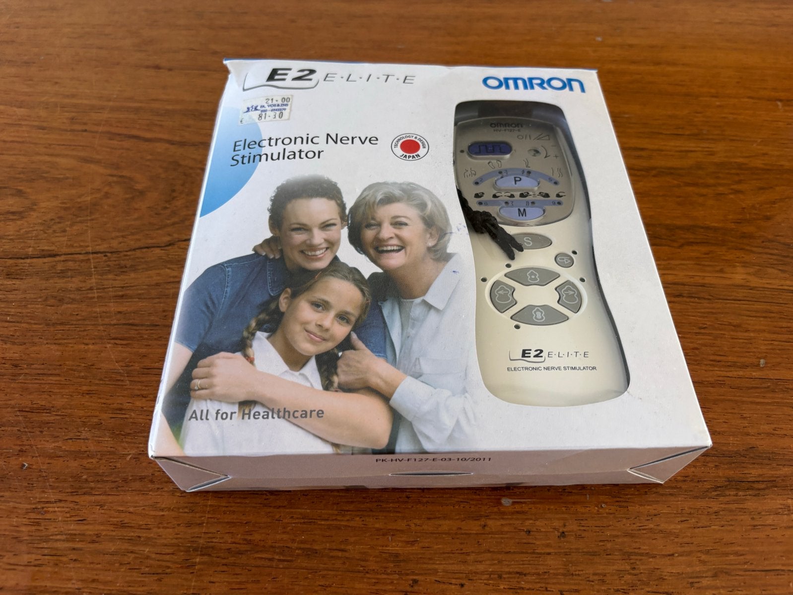 Omron E2 Elite Elektronische Zenuwstimulator, Ophalen of Verzenden, Zo goed als nieuw, Overige typen