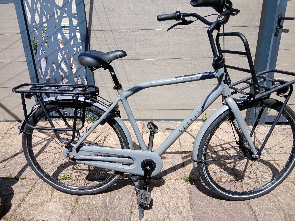 Gazelle transportfiets, Fietsen en Brommers, Fietsen | Heren | Herenfietsen, Ophalen, Gebruikt, Gazelle, Trommelrem