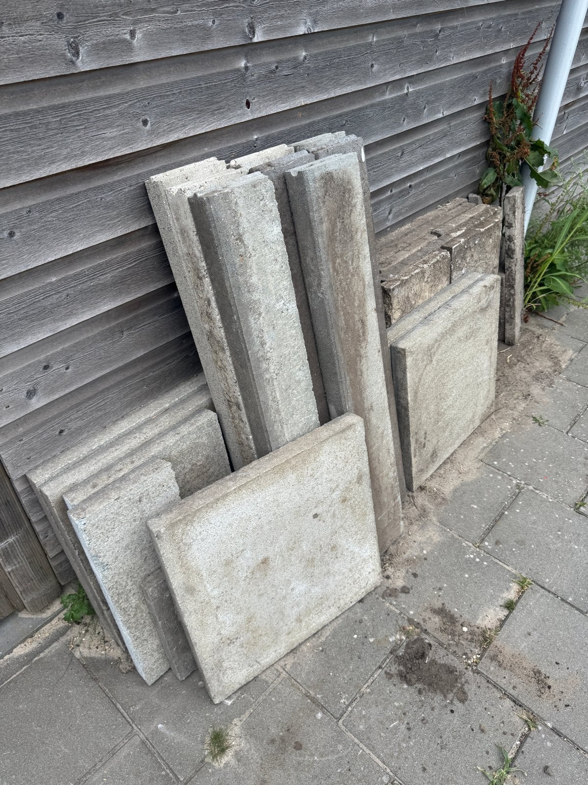 Tuintegels en opsluitbanden, Ophalen, Gebruikt, Minder dan 5 m², Beton