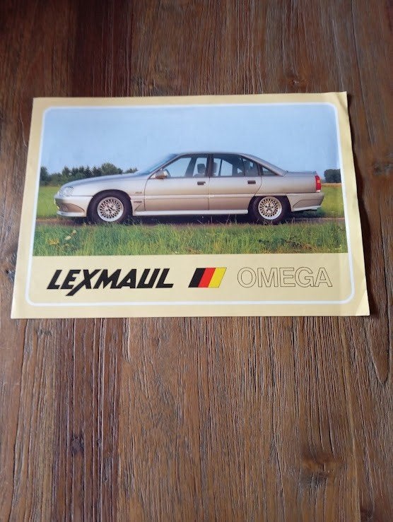 Lexmaul Opel Omega + Prijzen 4 pag., Verzenden, Zo goed als nieuw, Opel