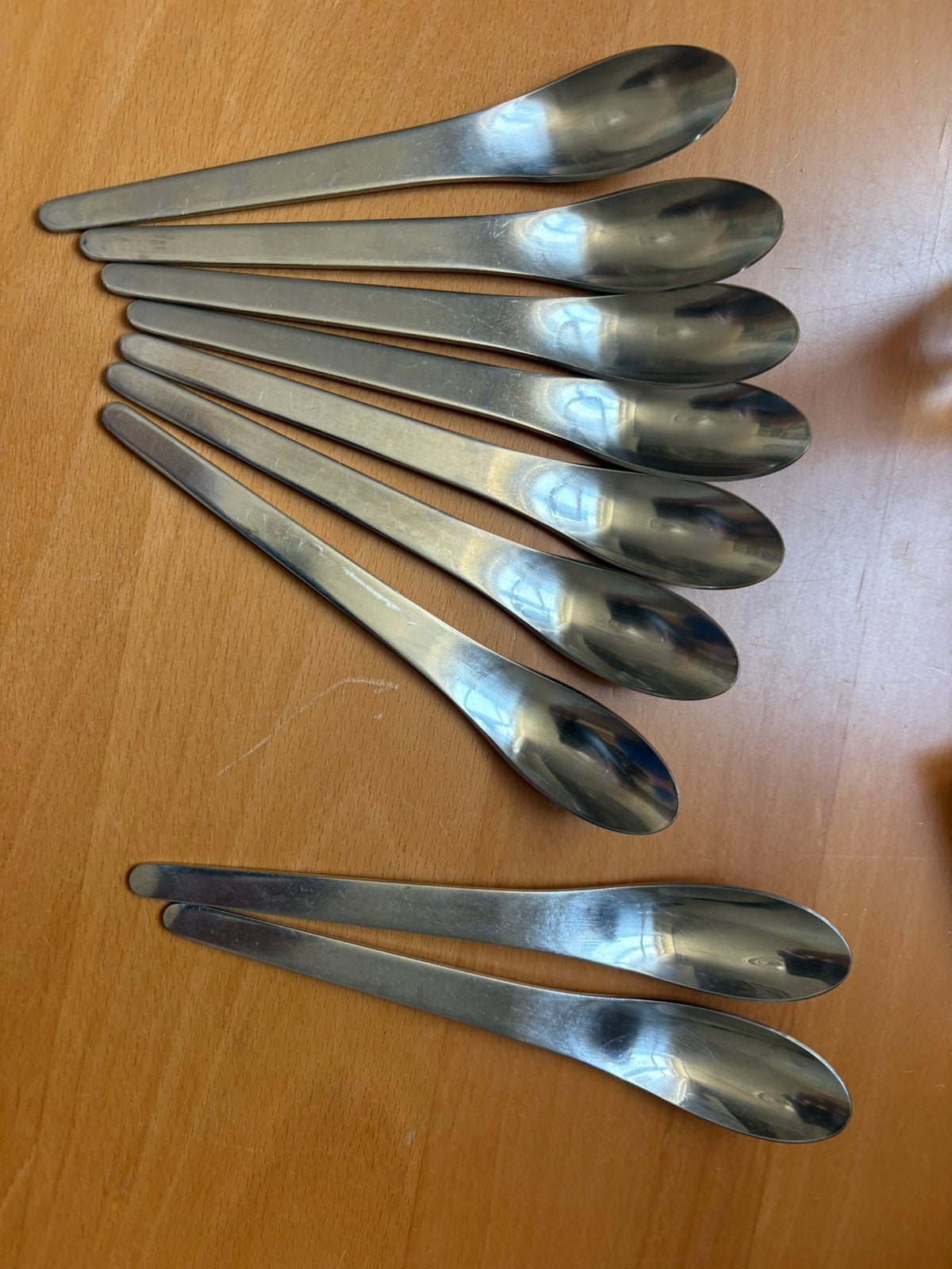 Georg Jensen /Arne Jacobsen lepels, Ophalen of Verzenden, Rvs of Chroom