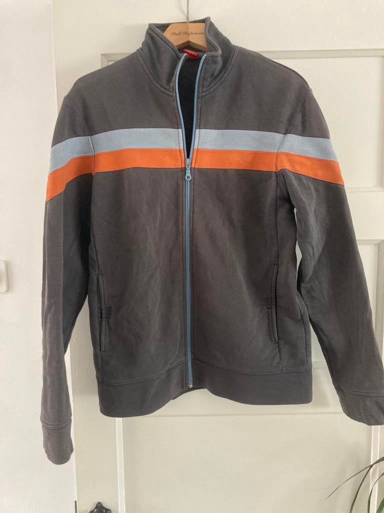 Vintage jaren 00 esprit heren vest, Ophalen, Gedragen, Maat 48/50 (M), Grijs
